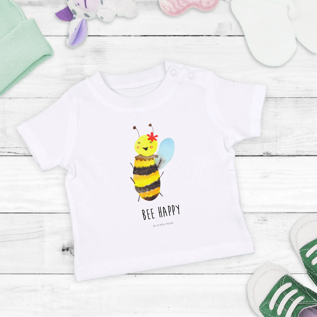 Organic Baby Shirt bee happy Bee, wasp, bumblebee