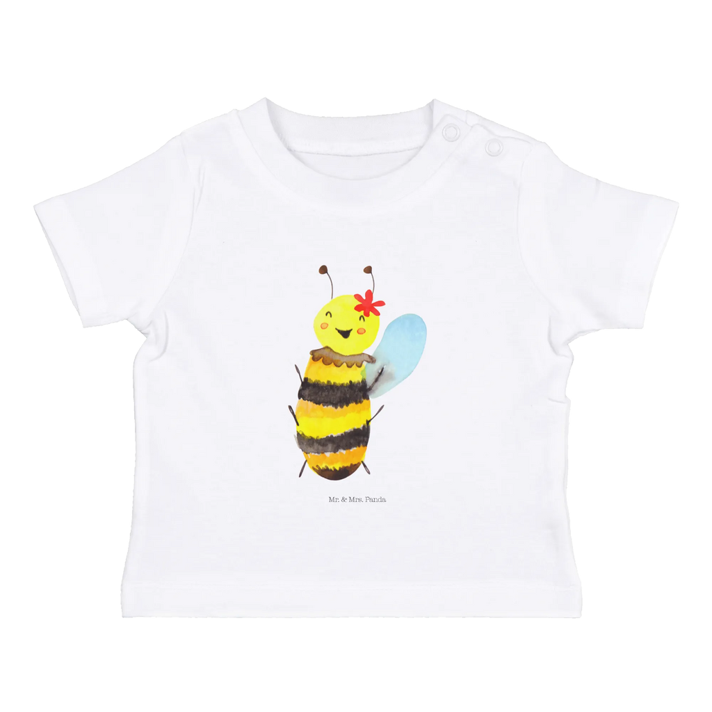 Organic Baby Shirt bee happy Bee, wasp, bumblebee