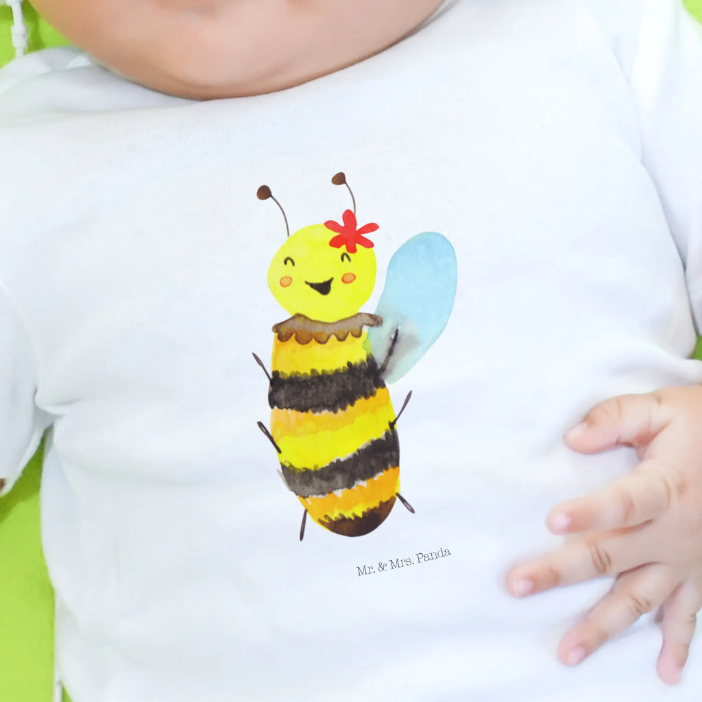 Organic Baby Shirt bee happy Bee, wasp, bumblebee