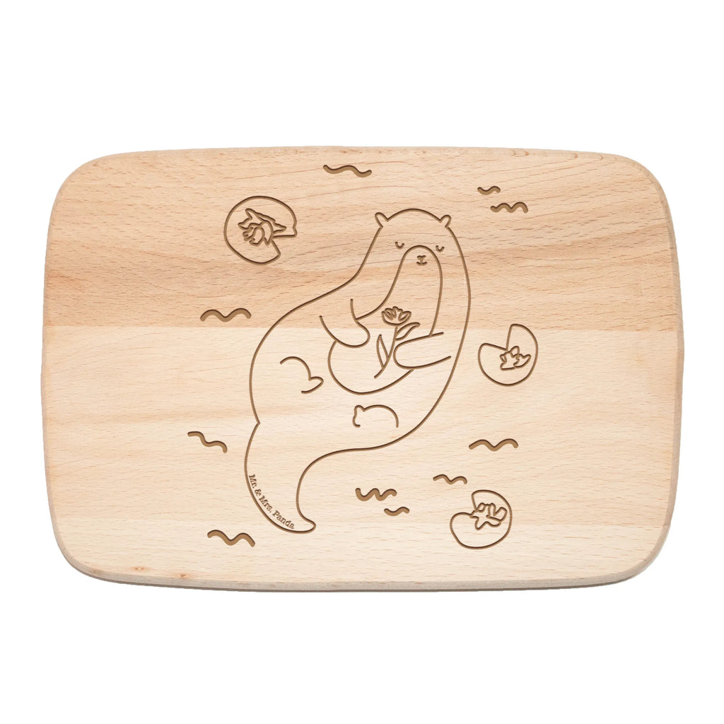 Küchenbrett Otter Seerose Schneidebrett Holz, Frühstücksbrettchen, Holzbrett, Frühstücksbrett, Schneidebrett, Küchenbrett, Otter, Fischotter, Seeotter, Otter Seeotter See Otter