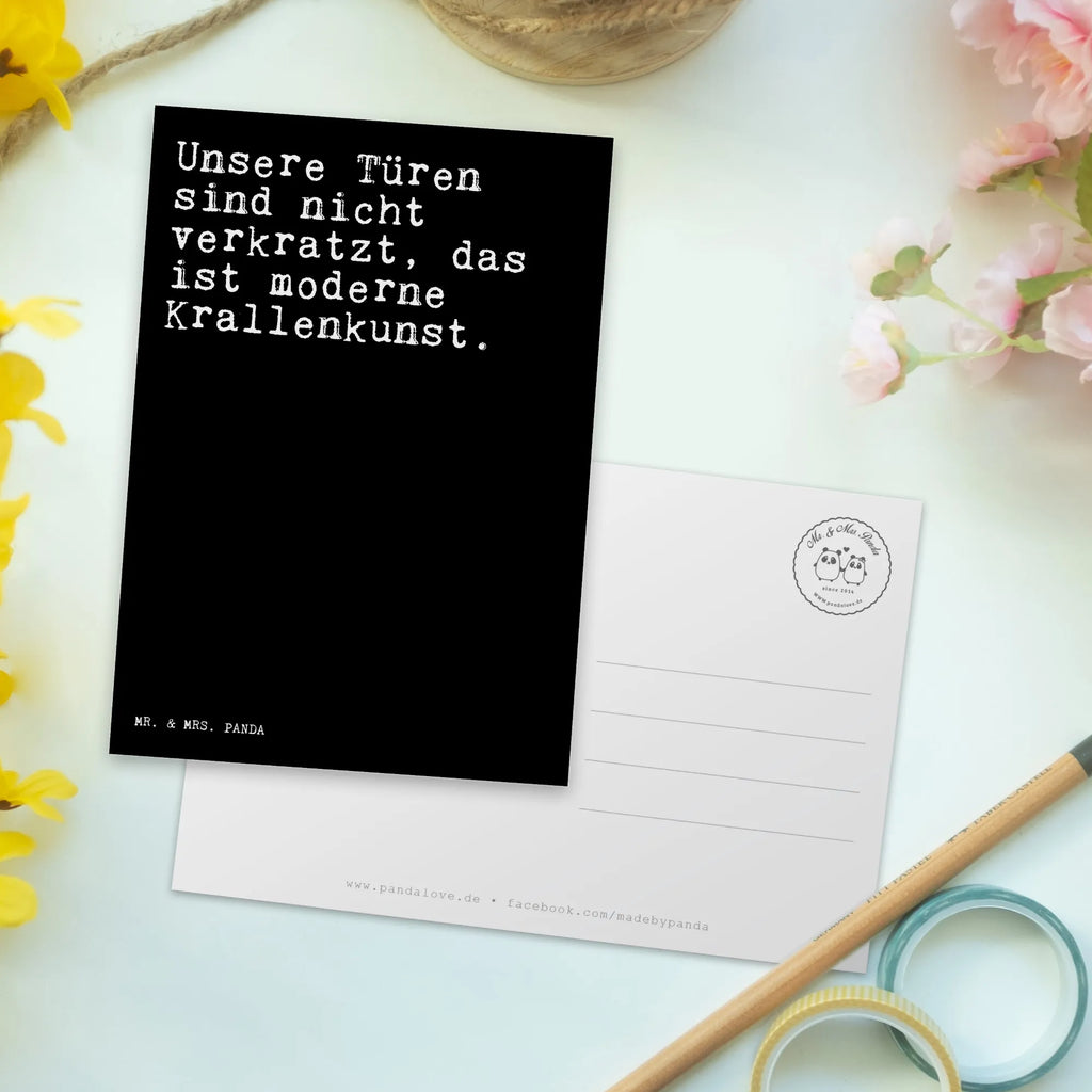 Postkarte Unsere Türen sind nicht... Einladungskarte, Ansichtskarten, Grußkarte, Karte, Ansichtskarte, Geschenkkarte, Einladung, Einladung Geburtstag, Dankeskarte, Postkarte, Geburtstagskarte, Einladungskarten Geburtstag, Spruch, Sprüche, lustige Sprüche, Weisheiten, Zitate, Spruch Geschenke, Spruch Sprüche Weisheiten Zitate Lustig Weisheit Worte