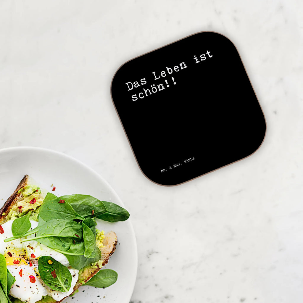 Square coaster Das Leben ist schön!!... Tischschoner, garten untersetzer, bar untersetzer, Glasuntersetzer, Tassen Untersetzer, Flaschenuntersetzer, schutzuntersetzer, Baruntersetzer, Holzuntersetzer, Becheruntersetzer, weinuntersetzer, party untersetzer, bieruntersetzer, hartfaseruntersetzer, Untersetzer, Untersetzer Glas, Untersetzer Tee, Tischuntersetzer, unterleger, weinglasuntersetzer, Teeuntersetzer, Untersetzer Gläser, esstisch untersetzer, weinflaschenuntersetzer, eckiger untersetzer, deko untersetzer, Tassenuntersetzer, grill untersetzer, Untersetzer Quadratisch, Quadratischer Untersetzer, Kaffeeuntersetzer, Coaster, gläseruntersetzer, Design Untersetzer, hartfaser untersetzer, Getränkeuntersetzer, Untersetzer Kaffee, Untersetzer für Gläser, Untersetzer Tasse, Sprüche, Lustige Sprüche, Weisheiten, Zitate, Spruch, Spruch Geschenke, Spruch Sprüche Weisheiten Zitate Lustig Weisheit Worte