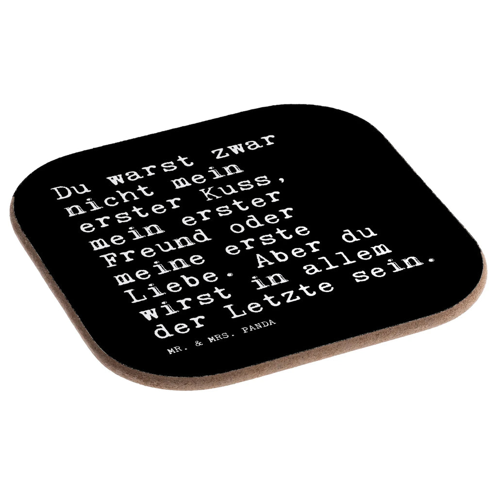 Square coaster Du warst zwar nicht... party, gifts, gift, presents, breakfast, Coasters, glass coasters, saying, sayings, funny, wisdom, quotes, Sayings Proverbs Wisdom Quotes Funny Wisdom Words