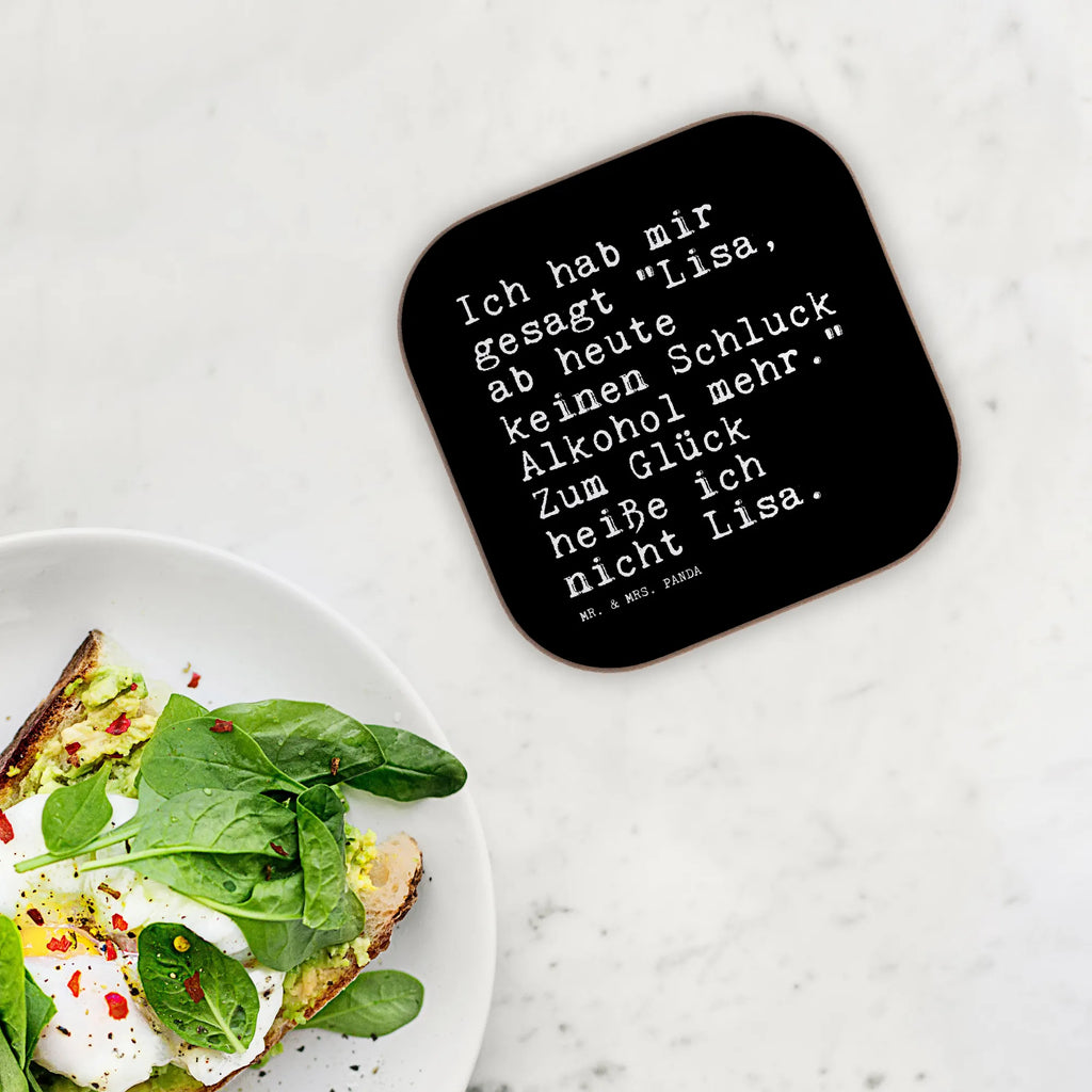 Square coaster Ich hab mir gesagt... Bierdeckel, Untersetzer, Untersetzer Holz, Untersetzer für Gläser, Korkuntersetzer, Untersetzer aus Holz, Holzuntersetzer, Untersetzer Gläser, Glasuntersetzer, Getränkeuntersetzer, Untersetzer Design, Tassen Untersetzer, Spruch, Sprüche, lustige Sprüche, Weisheiten, Zitate, Spruch Geschenke, Spruch Sprüche Weisheiten Zitate Lustig Weisheit Worte