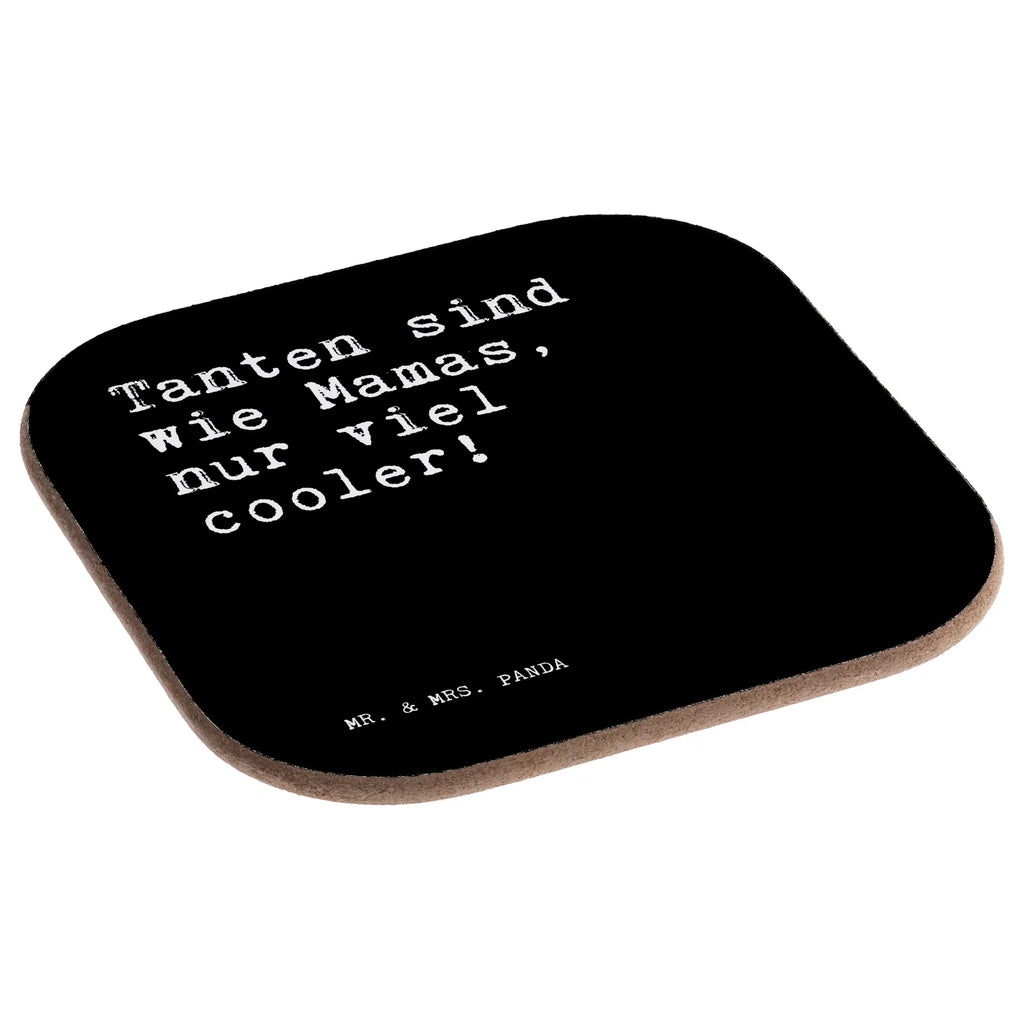 Square coaster Tanten sind wie Mamas,... gift, Coasters, presents, gifts, glass coasters, breakfast, party, saying, sayings, funny, wisdom, quotes, Sayings Proverbs Wisdom Quotes Funny Wisdom Words