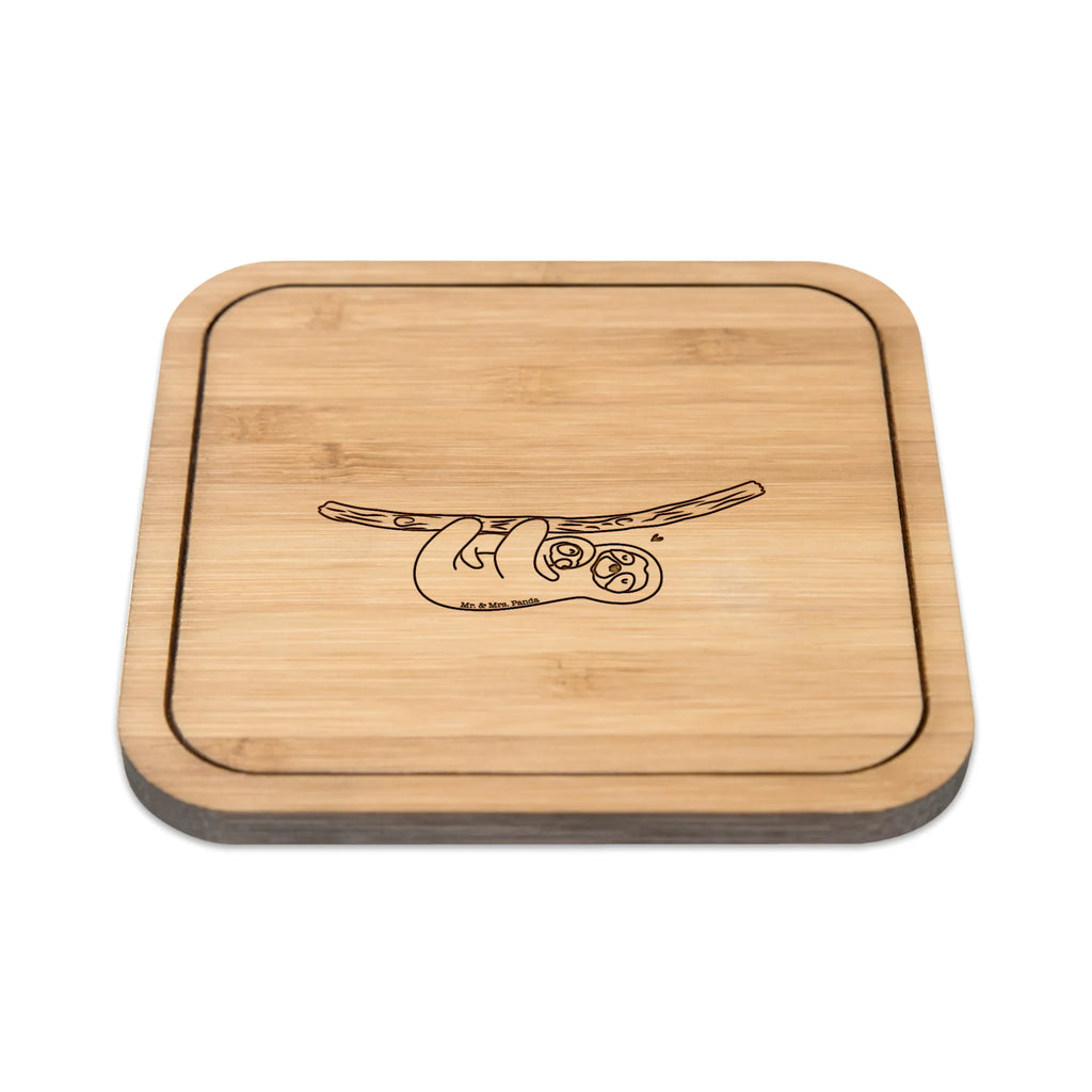 Kwadratowa podkładka leniwiec Dziecko Leniwiec, prezent z leniwcem, dekoracja z leniwcem