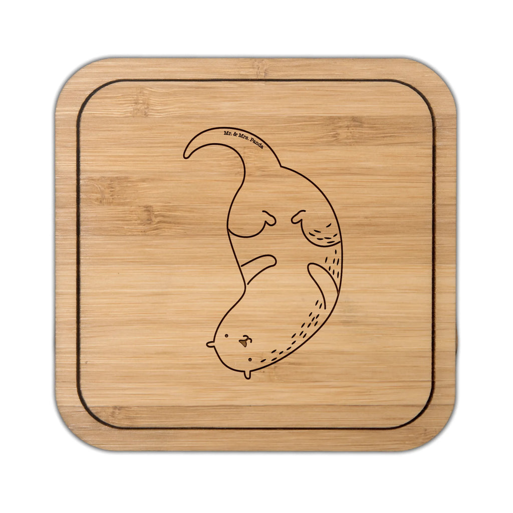 Square coaster otter upside down coasters, set, breakfast, glass coasters, party, gift, giveaways, presents, wood, square, gifts, glasses, glass, otter, marten, sea otter, European otter, water mammal, aquatic animal, baby otter, predator, water, otter gifts, animal lover, gift ideas for animal lovers, animal, mammal, water animal, gifts for people in love, Otter Sea Otter Lake Otter