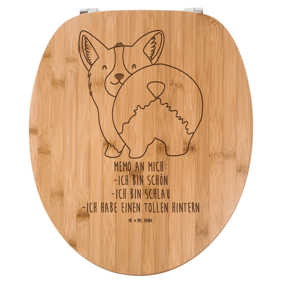 Deska sedesowa Corgi tyłek Pies, rasa psa, właściciel psa, miłośnik zwierząt, motyw psa, zwierzę domowe, powiedzenia