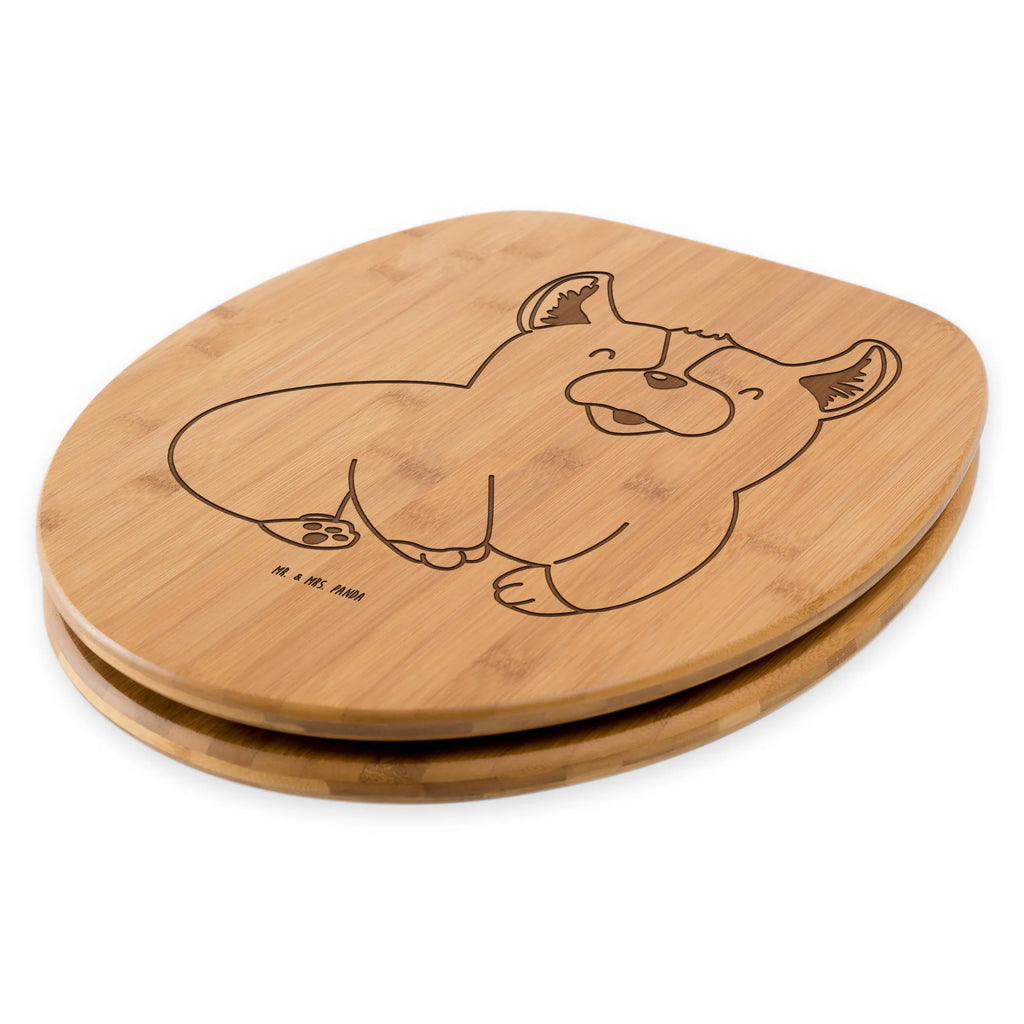 Deska sedesowa Corgi Pies, motyw psa, zwierzę domowe, rasa psa, miłośnik zwierząt, właściciel psa, powiedzenia