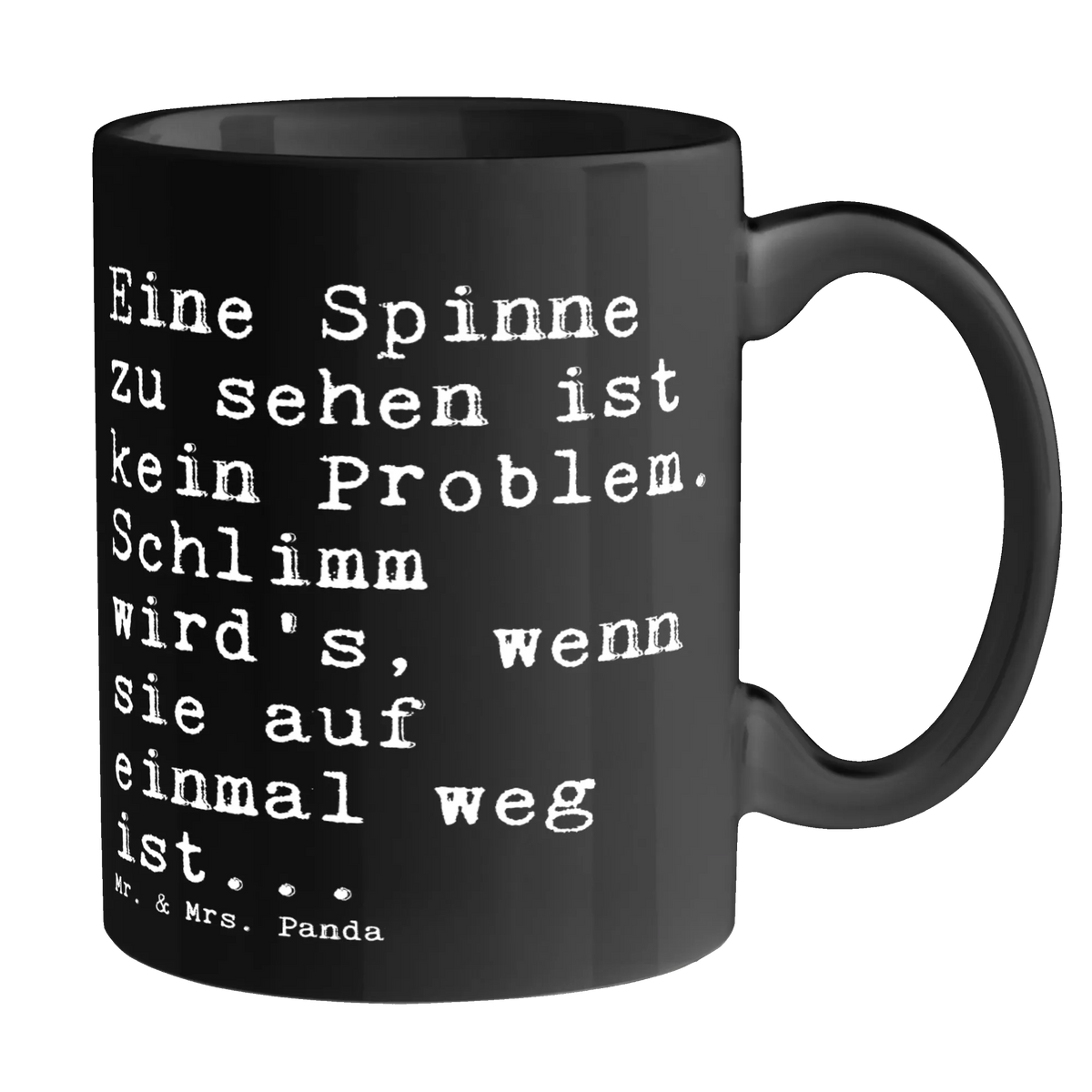 Kubek Eine Spinne zu sehen... Przysłowie, przysłowia, zabawne przysłowia, mądrości, cytaty, prezenty z przysłowiami