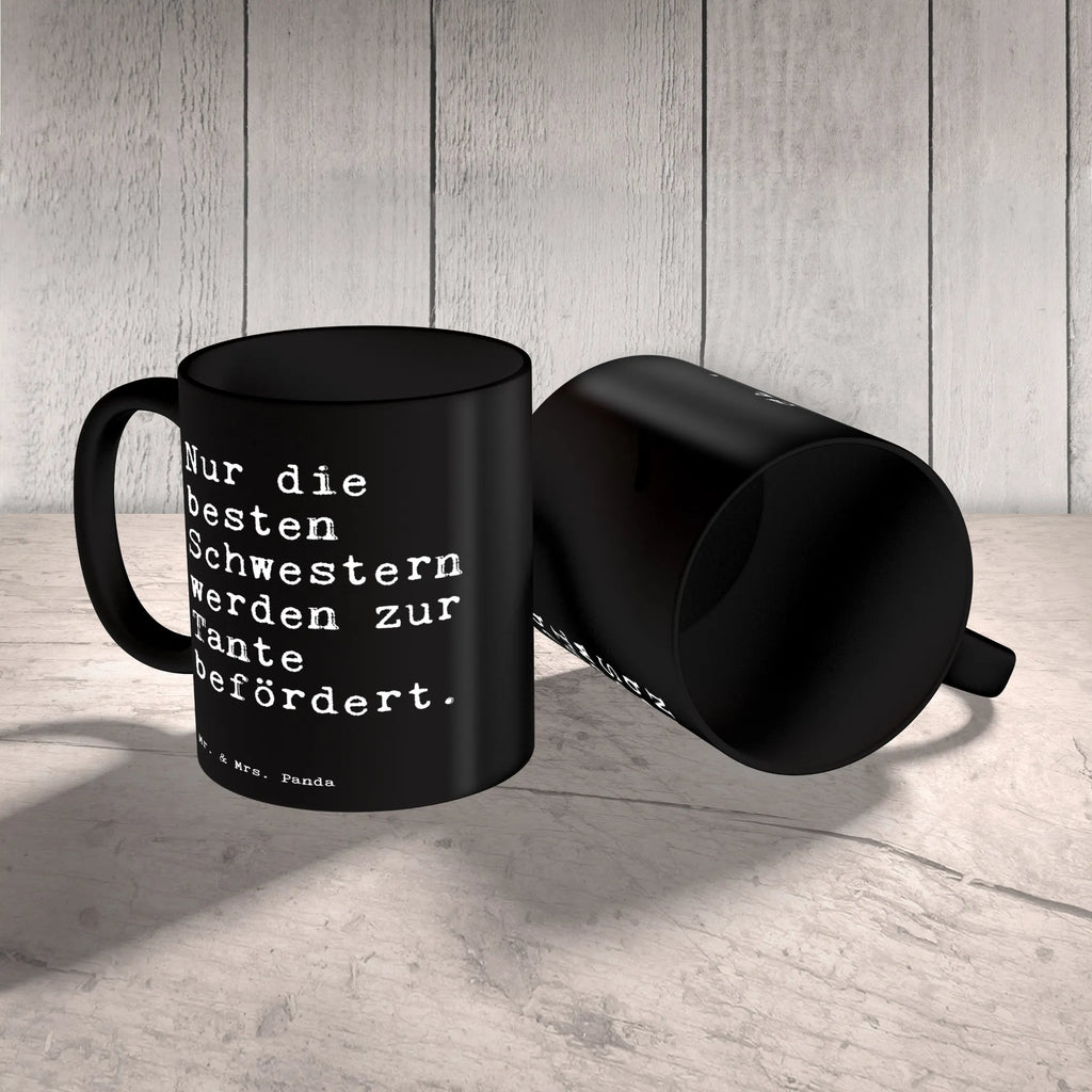 Tasse Sprüche und Zitate Nur die besten Schwestern werden zur Tante befördert. Geschenktasse, Teetasse, Tasse mit Zitaten, Tasse, Keramiktasse, Tasse mit Motiven, Bürotasse, Kaffeetasse, Porzellantasse, Spruch, Sprüche, lustige Sprüche, Weisheiten, Zitate, Spruch Geschenke, Spruch Sprüche Weisheiten Zitate Lustig Weisheit Worte