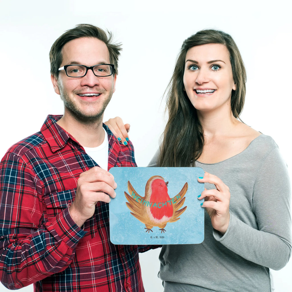 Mauspad Rotkehlchen Weihnachten Computer zubehör, Mauspad, Mausunterlage, Arbeitszimmer, Designer Mauspad, Einzigartiges Mauspad, Mousepad, Mauspad Büro, PC Zubehör, Büroausstattung, Winter, Weihnachten, Weihnachtsdeko, Nikolaus, Advent, Heiligabend, Wintermotiv, Weihnachtsgruß, Vogel, Frohe Weihnachten, xmas, Weihnachtsmotiv