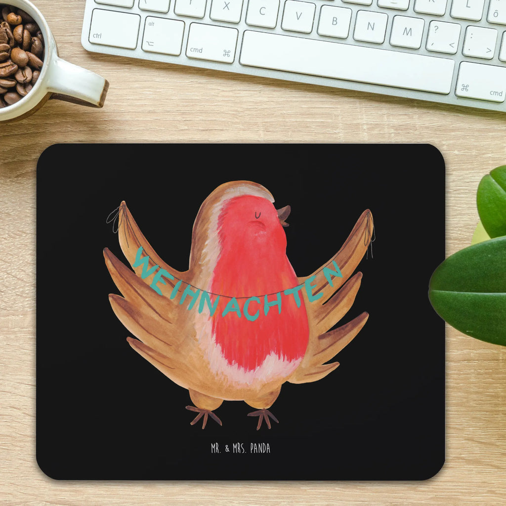 Mauspad Rotkehlchen Weihnachten Computer zubehör, Mauspad, Mausunterlage, Arbeitszimmer, Designer Mauspad, Einzigartiges Mauspad, Mousepad, Mauspad Büro, PC Zubehör, Büroausstattung, Winter, Weihnachten, Weihnachtsdeko, Nikolaus, Advent, Heiligabend, Wintermotiv, Weihnachtsgruß, Vogel, Frohe Weihnachten, xmas, Weihnachtsmotiv