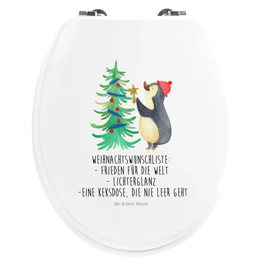 Motiv WC deska sedesowa Pingwin choinka Zima, Boże Narodzenie, dekoracje świąteczne, Mikołaj, Adwent, Wigilia, zimowy motyw