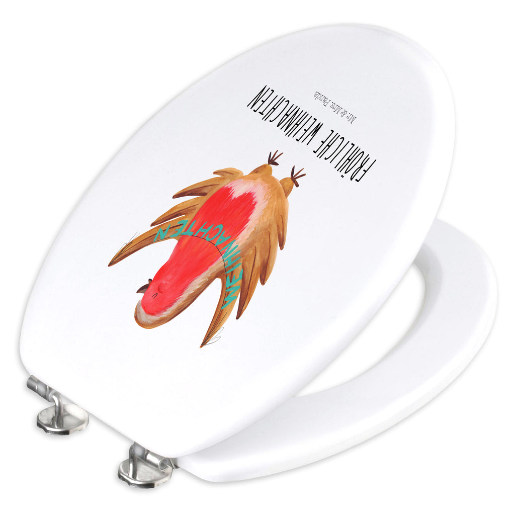 Motiv WC deska sedesowa rudzik Boże Narodzenie Zima, Boże Narodzenie, dekoracje świąteczne, Mikołaj, Adwent, Wigilia, zimowy motyw