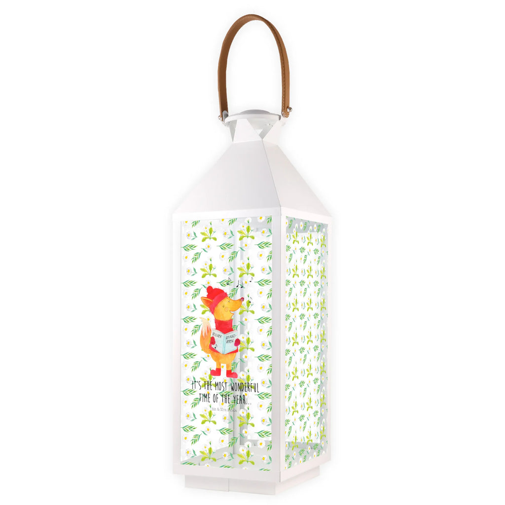 Decorative lantern Fox Singer Winter, Christmas, Christmas time, snow