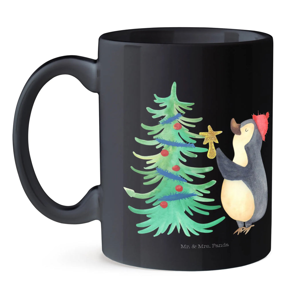 Tasse Pinguin Weihnachtsbaum Porzellantasse, Tasse mit Zitaten, Geschenktasse, Tasse, Keramiktasse, Kaffeetasse, Bürotasse, Tasse mit Motiven, Teetasse, Winter, Weihnachten, Weihnachtsdeko, Nikolaus, Advent, Heiligabend, Wintermotiv, Pinguin