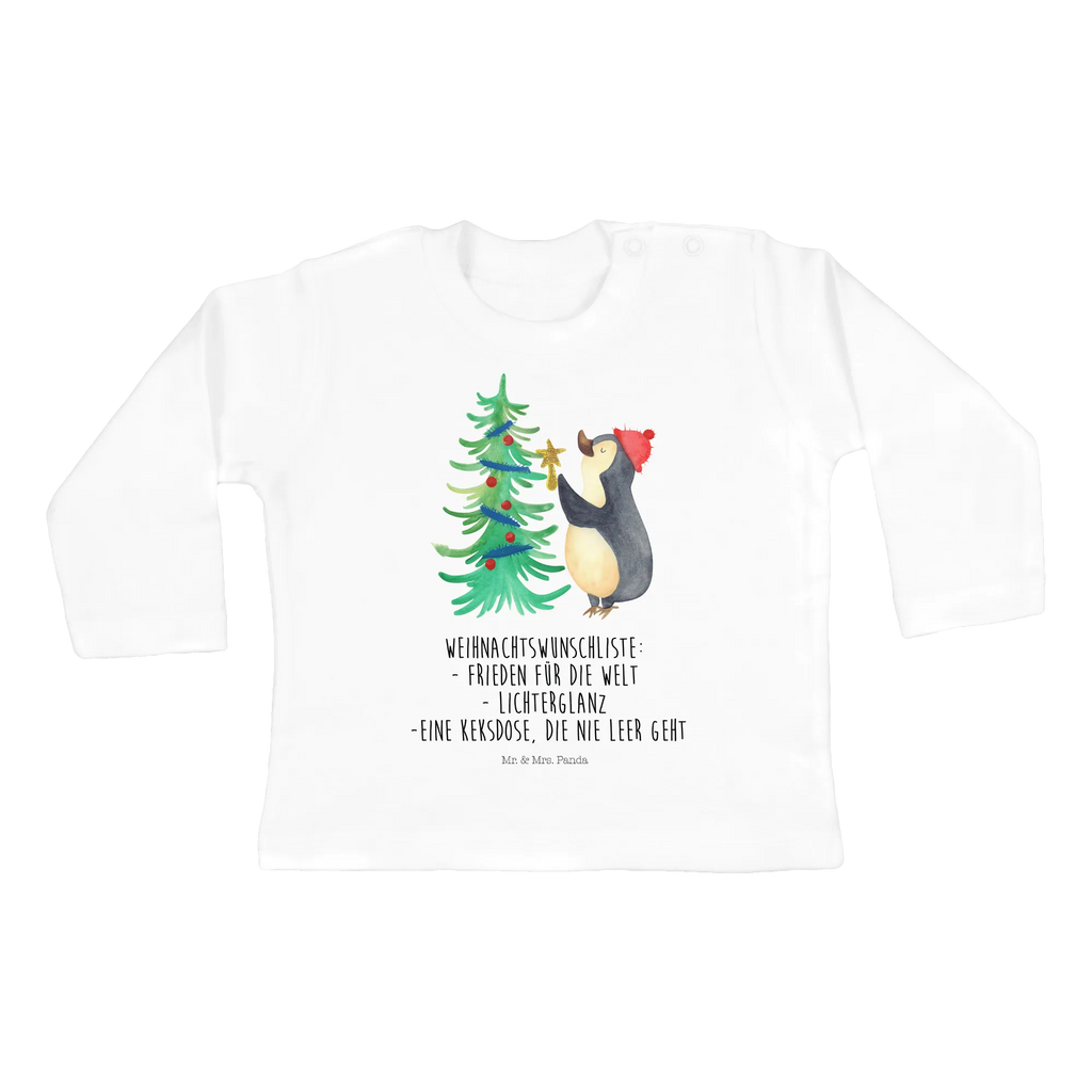 Baby long-sleeve penguin Christmas tree Kleidung, Langarm, Bio, Baby Shower, Heiligabend, Winter, Advent, Weihnachten, Nikolaus, Weihnachtsdeko, Wintermotiv, Pinguin