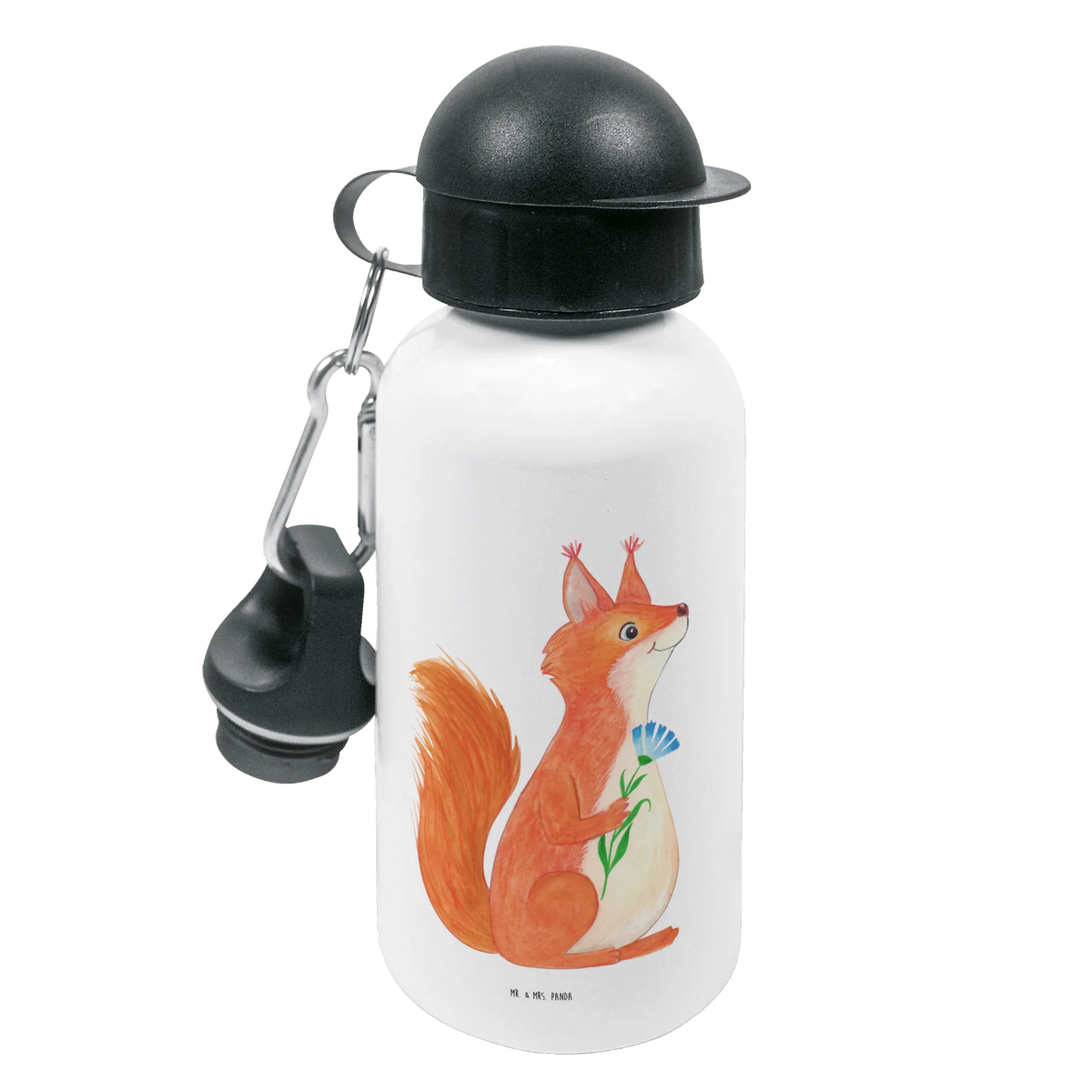 Kids drinks bottle Squirrel flower