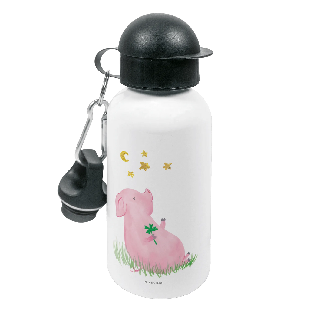 Kids drinks bottle Pig Luck Drinking bottle, Primary school, Children, Children's bottle, Kindergarten bottle, Bottle, Kids, small animals, cute, funny, cute animal motives, hand drawn, small world, funny sayings, good mood, happy, gifts, gift ideas, special gifts, animal lover, card, stars, dreams, pig, Lucky bastard. Luck, lucky charm, asterisks, motivation, piglet, goals