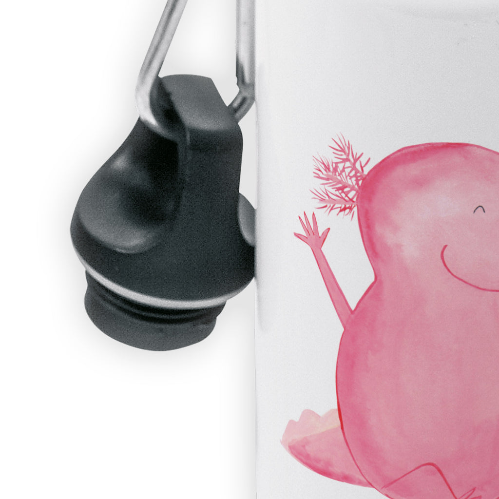 Kids drinks bottle axolotl Hooray Kindergarten bottle, Bottle, Children's bottle, Children, Drinking bottle, Kids, Primary school, Axolotl, Axelotl, marine animals, Mexican walking fish, salamander, motivation, axolot, amphibian, tail, fun, cheerful, axolotl, joy, satisfaction