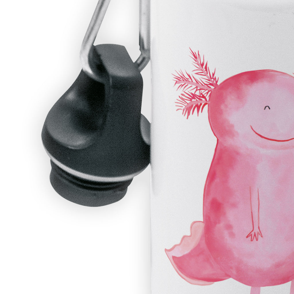 Kids drinks bottle axolotl Happy Kids, Children, Kindergarten bottle, Primary school, Bottle, Children's bottle, Drinking bottle, Axolotl, Axelotl, marine animals, Mexican walking fish, salamander, amphibian, motivation, good mood, axolot, tail, axolotl