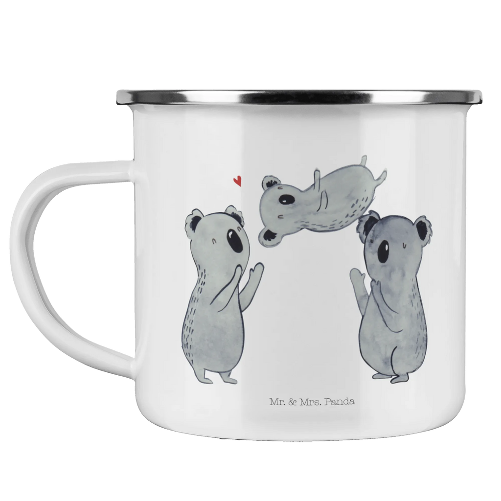 Kempingowy kubek emaliowany Koale Świętować Campingtasse, Becher, becher emaille, Blechtasse, emaillebecher, wandertasse, Metalltasse, Teebecher, Tasse, metallbecher, wanderbecher, Emaille Tasse, Reisebecher, Trinkbecher, Tasse Emaille, Campingbecher, Emaille Becher, Kaffeebecher, Teetasse, reisetasse, Kaffeetasse, blechbecher, Pott, Emailletasse, Geschenk, Geburtstag, Geburtstagsgeschenk, Liebe, Kind, Eltern, Herz, Familie, Koala