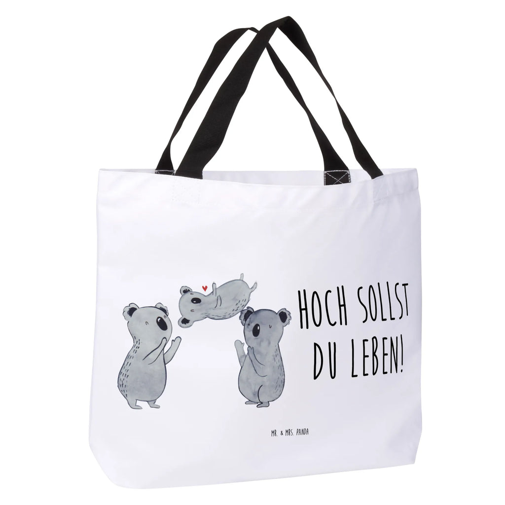 Shopper Koale Świętować Einkaufsbeutel, Strandtasche, Schulbeutel, Beutel, Freizeittasche, Shopper, XL, Tragebeutel, Schultasche, Ausflug, Alltagstasche, Stofftasche, Schultertasche, Einkaufstasche, XXL Tasche, Tüte, Geschenk, Geburtstag, Geburtstagsgeschenk, Eltern, Liebe, Herz, Kind, Koala, Familie