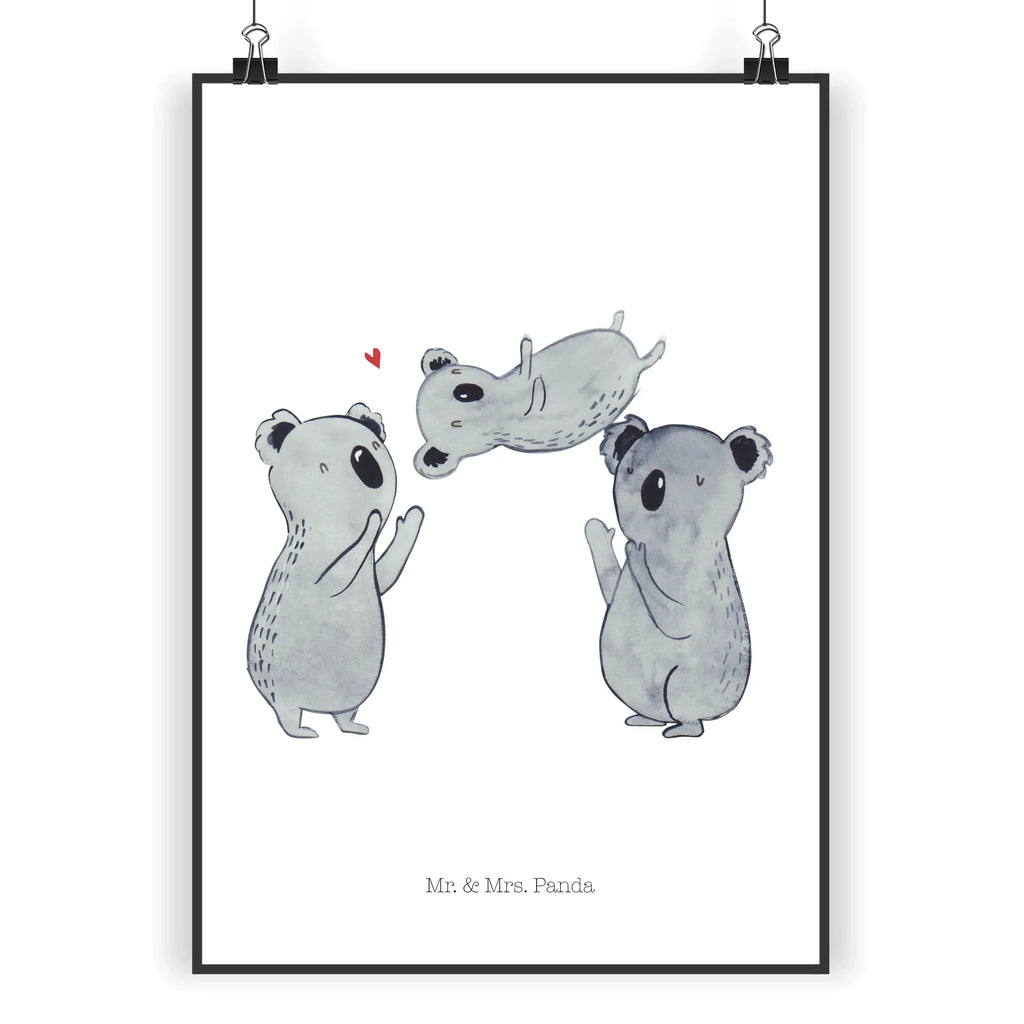 Poster Koala Feiern Sich Wanddeko Bild, kunstdruck poster, Deko Bild, Wandposter, Wanddekoration, Mr. & Mrs. Panda Poster, Bild, drucke, Kunstdruck, Poster, Bild für Wand, wanddruck, Posterdruck, Designposter, Plakat, Wandschmuck, kunst für die wand, grafikposter, kunstposter, wanddeko, Wandbild, wandkunst, Geburtstag, Geburtstagsgeschenk, Geschenk, Familie, Koala, Liebe, Herz, Eltern, Kind