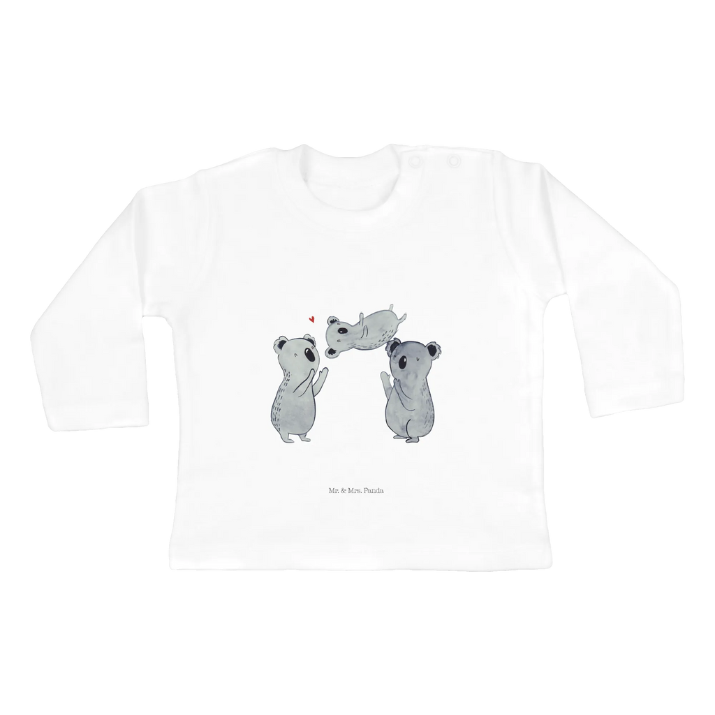 Baby Longsleeve Koala Feiern Sich Baby, Jungen, Langarm, Kleidung, Bio, Mädchen, Geburtstag, Geburtstagsgeschenk, Geschenk, Kind, Liebe, Eltern, Koala, Herz, Familie