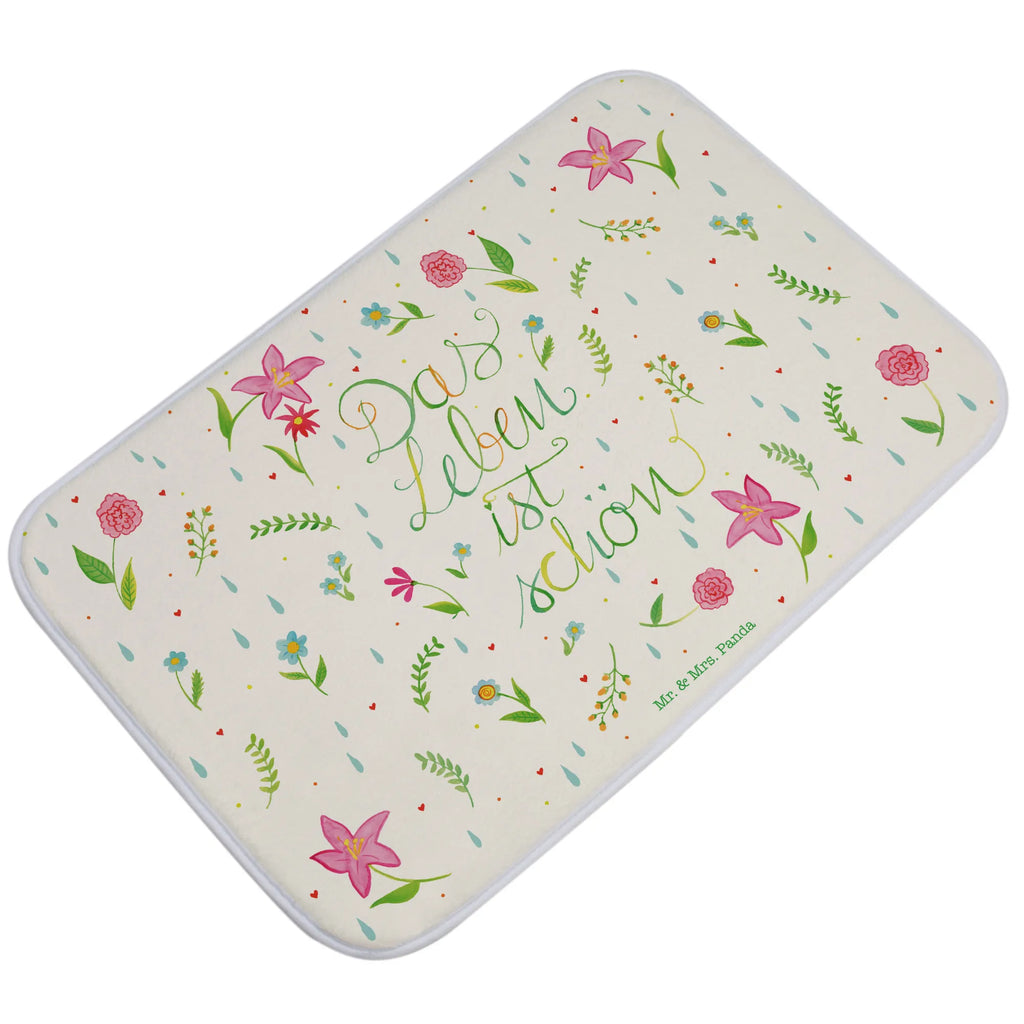 Bath mat Flower Life non-slip, Shower mat, Bath rug, Bath mat, Nature, joy of life, love, Motivation saying, Flowers, Life is beautiful, Saying about life, Being happy
