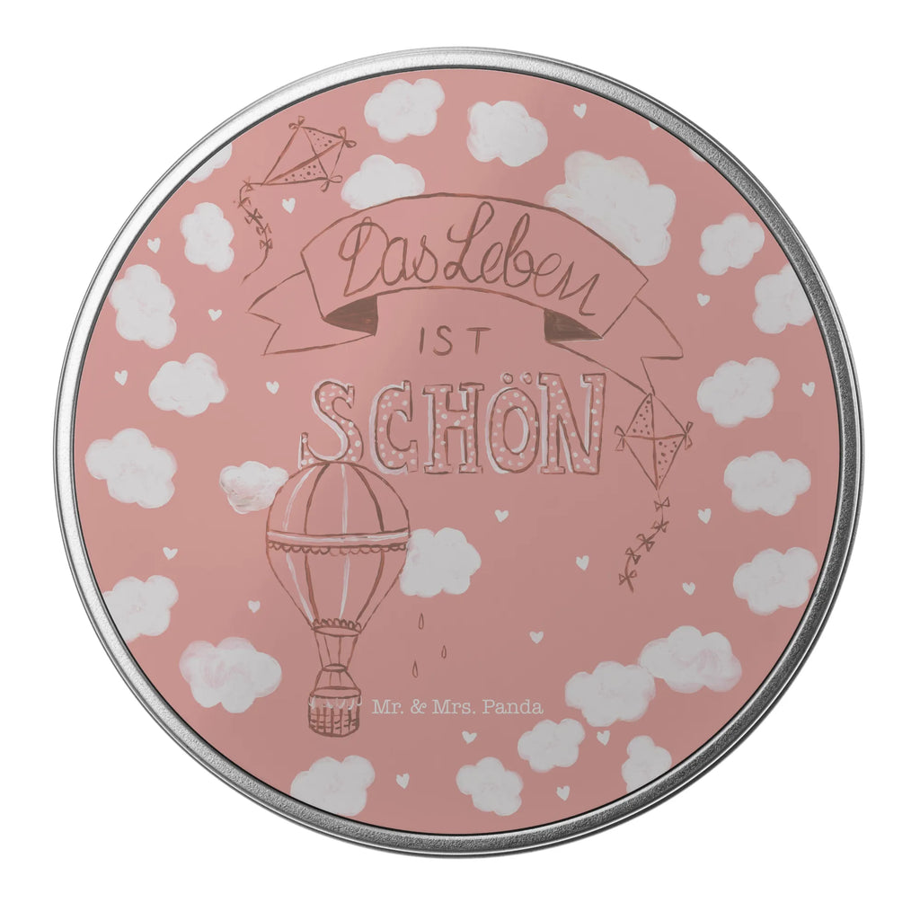 Round tin hot air balloon Life tin can, storage tin, cookie tin, gift box, tin, storage, Nature, joy of life, love, Life, Life is beautiful, Hot-air balloon, Saying life, Decoration house, Inspiration, be happy, experience, Quote