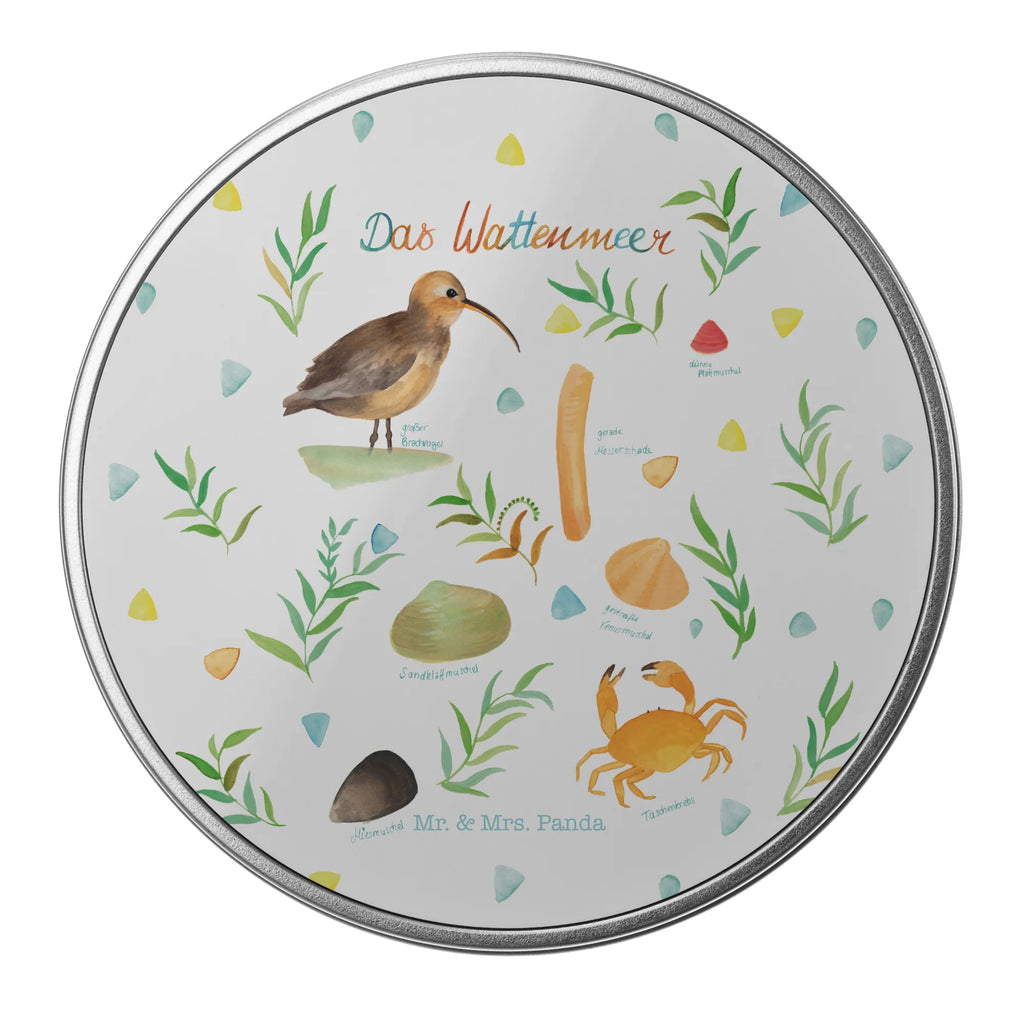 okrągła puszka z blachy Morze Wattowe Dekoracje kwiatowe, dekoracje wiosenne, dekoracje letnie, dekoracja, pozytywna wiadomość, miłośnik natury, na zewnątrz, natura, przygoda