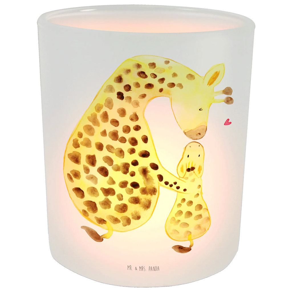 Lantern giraffe child Wind light, glass tealight, tealight holder, Africa, giraffe, favourite person, child, son, mother, mum, daughter