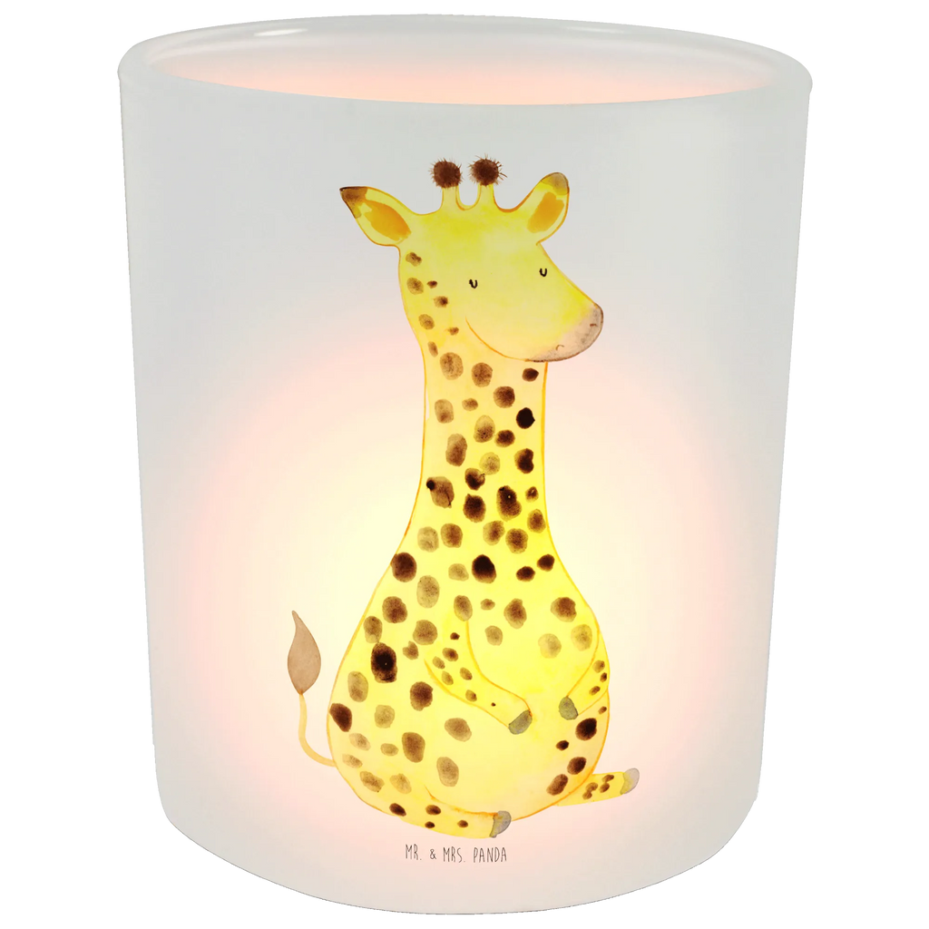 Lantern giraffe Satisfied Wind light, tealight holder, glass tealight, Africa, Happiness, Giraffe, Adventure