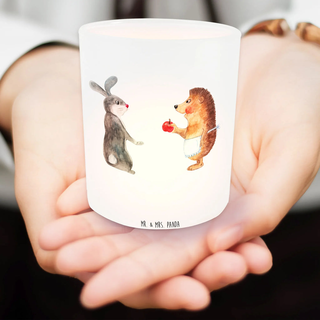 Lantern Hare Hedgehog Wind light, tealight holder, glass tealight, small animals, cute, funny, cute animal motives, hand drawn, small world, funny sayings, good mood, happy, gifts, gift ideas, special gifts, animal lover, card, hare, Hedgehog and hare, romantic saying, consolation, Hedgehog, heartache, pain of separation, lovesickness gift, love saying