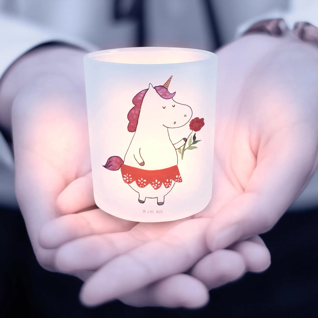 Lantern unicorn lady Wind light, tealight holder, glass tealight, unicorn, unicorns, lady, fine lady, divorce, bachelor, bachelorette, girlfriend, woman