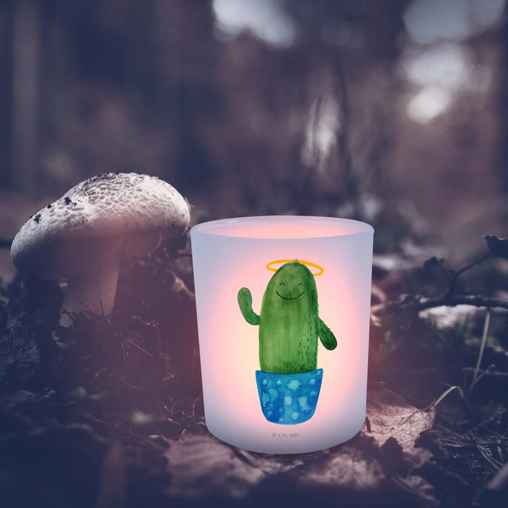 Lantern cactus Holy tealight holder, glass tealight, Wind light, cactus, cactuses, plants, cactus plant, small green cactus, funny, cheeky, child, sister, sisters, parents, halo, family, brother, girlfriend