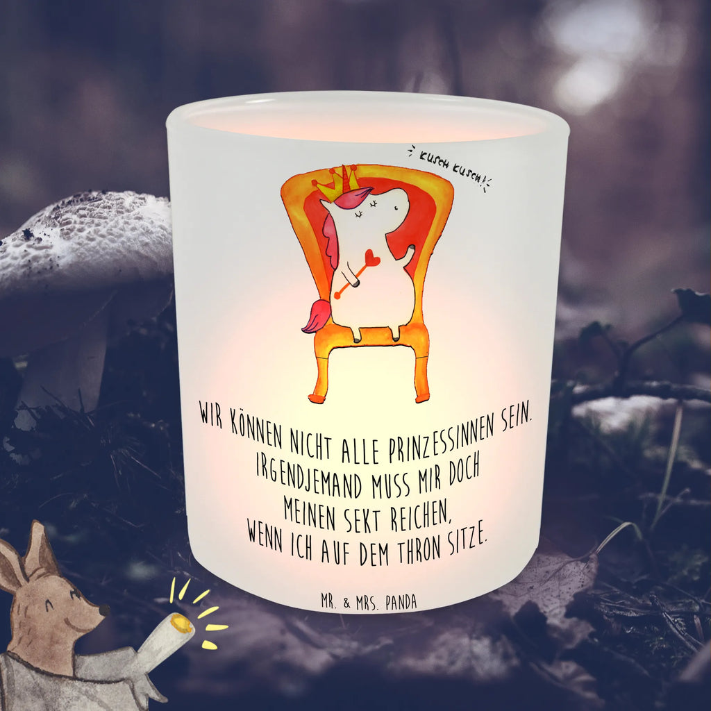 Lantern unicorn king tealight holder, glass tealight, Wind light, unicorn, unicorns, Unicorn, friend gift, President, Crown, Present friend, Ruler, Chancellor, Prosecco, Emperor, Princess, King