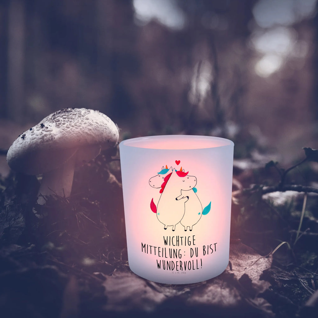 Lantern unicorn communication Wind light, glass tealight, tealight holder, unicorn, unicorns, marriage, funny, witty, gift, present, partner, valentine, Unicorn, valentine's day, Thank you, love, saying