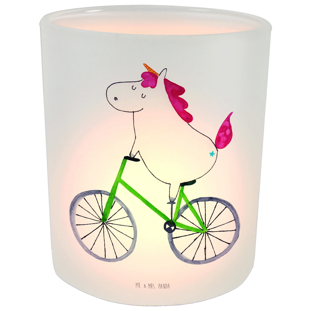 Lantern unicorn cyclist tealight holder, glass tealight, Wind light, unicorn, unicorns, grief, cycling, confetti, present, bike, cyclist gift, wheel, love affliction, fairy dust, luxury problem