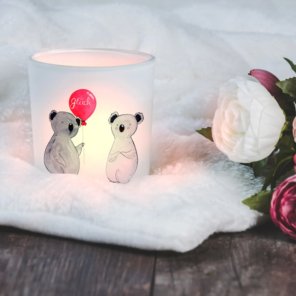 Lantern Koala bear balloon glass tealight, Wind light, tealight holder, Koala, birthday, koala, party, balloon, present
