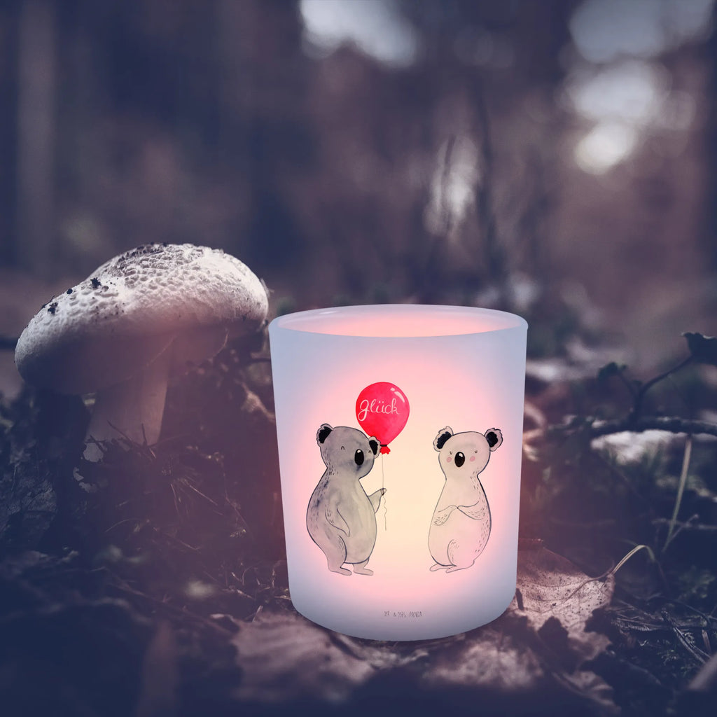 Lantern Koala bear balloon glass tealight, Wind light, tealight holder, Koala, birthday, koala, party, balloon, present