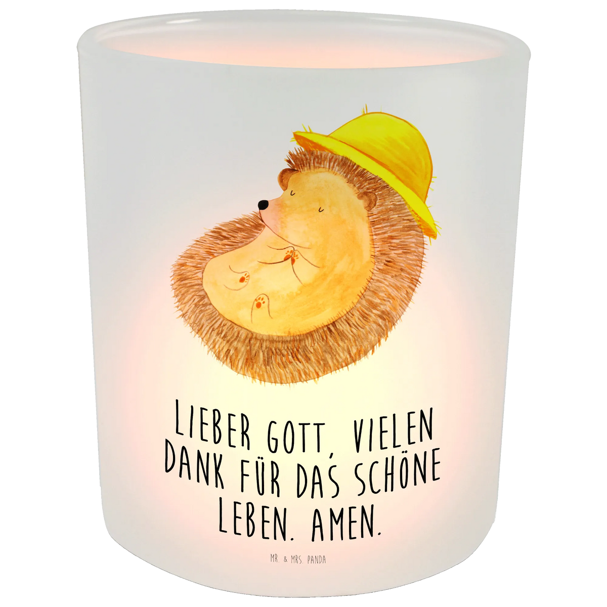 Lantern Hedgehog Pray cute, cute animal motives, hand drawn, funny sayings, good mood, special gifts, animal lover, card, gifts, gift ideas, small animals, enjoy, gratitude, hedgehog with hat, God, sun hat, pray, be grateful