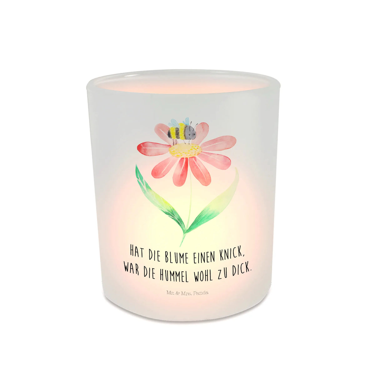 Lantern bumblebee flower tealight holder, glass tealight, Wind light, small animals, cute, funny, cute animal motives, hand drawn, small world, funny sayings, good mood, happy, gifts, gift ideas, special gifts, animal lover, card, flower, wasp, nature, field, fluffy, bee, bumblebees, bumble bee