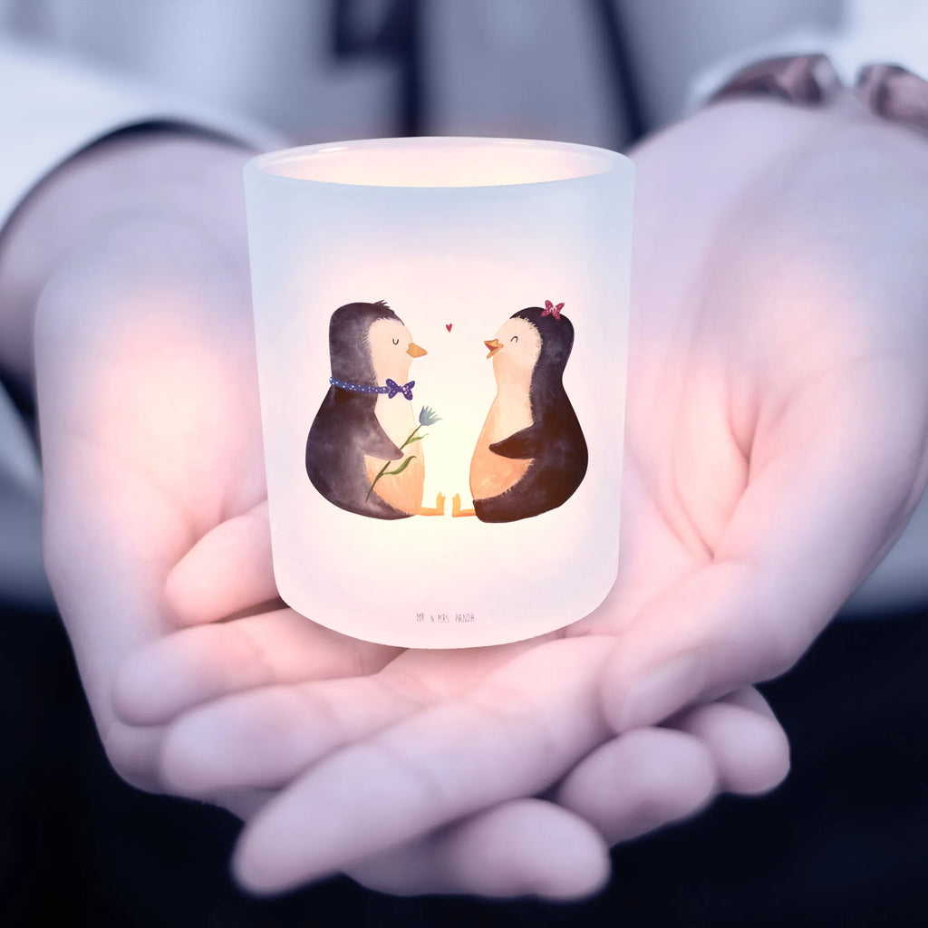 Lantern Penguin pair Wind light, glass tealight, tealight holder, Penguin, North Pole, Winter, Penguins, wedding, penguins, love, love gift, proof of love, anniversary, wedding day, dream couple, engagement, lovers, penguin, wedding gift, great love