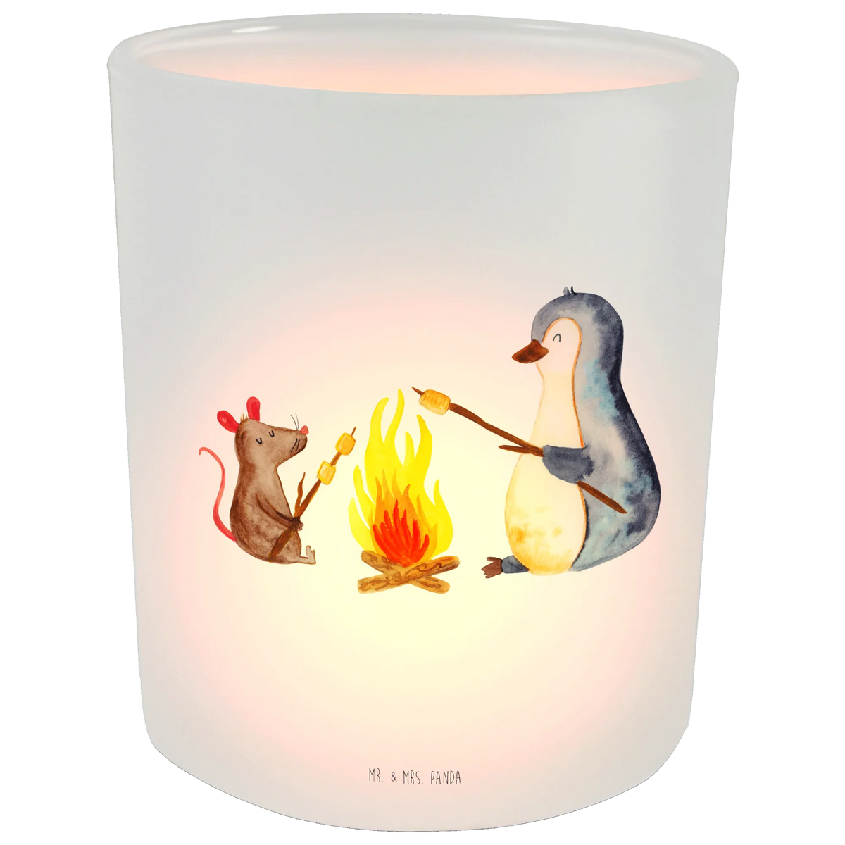 Lantern Penguin campfire glass tealight, tealight holder, Wind light, Penguin, North Pole, Winter, Penguins, motivation, work, new start, life motivation, mouse, everyday office life, life, office, life motto, campfire, barbecue, marshmallows, love, fire, job, penguins