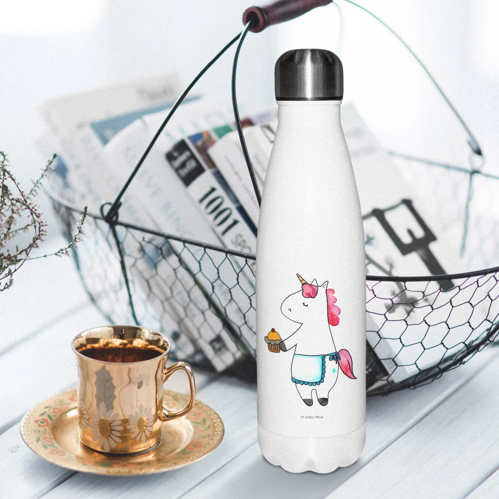 Insulated bottle unicorn muffins Thermos, stainless steel, Thermos bottle, Thermos bottles, Thermos bottle 500ml, unicorn, unicorns, Cookies, Love Greetings, cook gift, Birthday, Birthday Greetings, cook present, Congratulations, Unicorn, Baking, Muffin