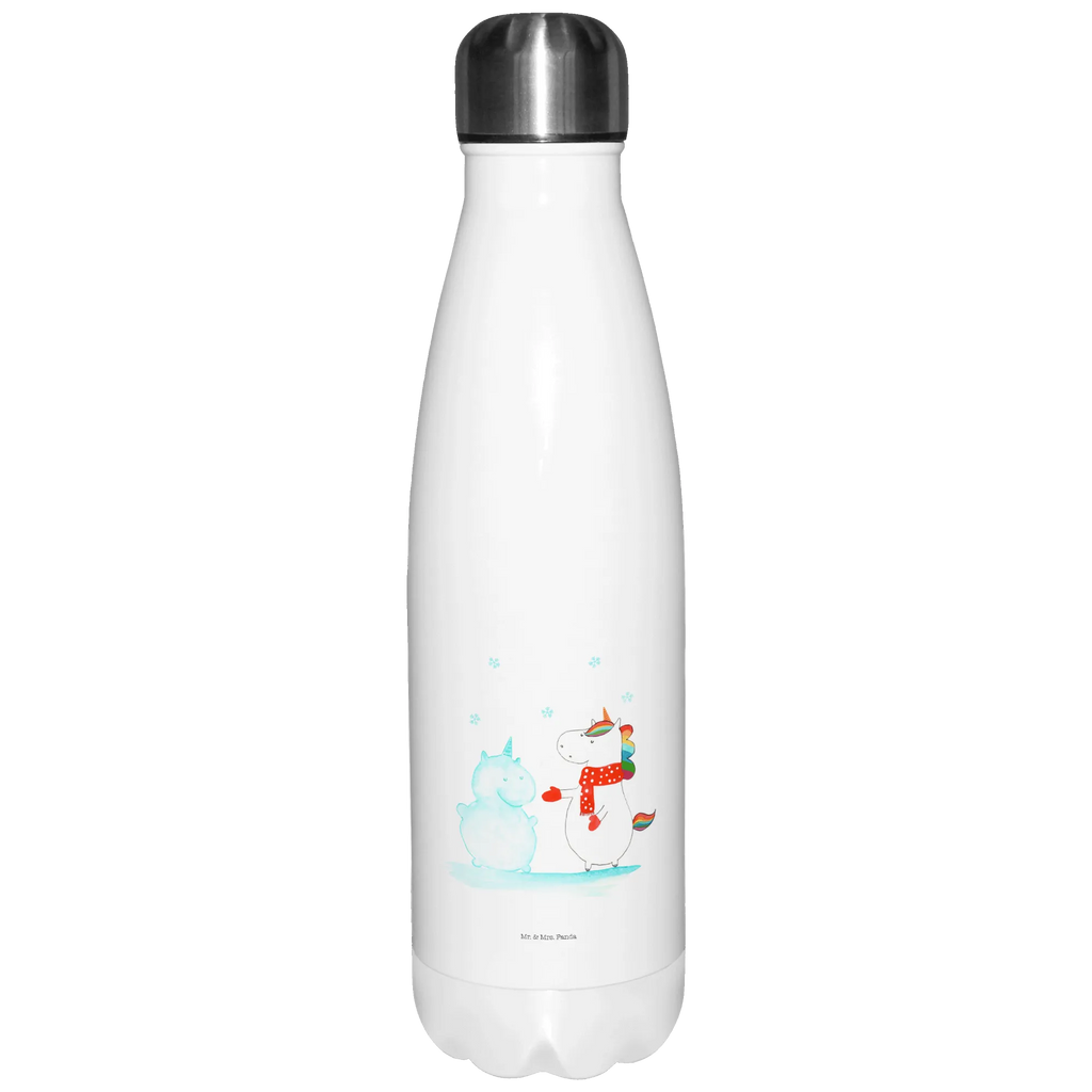 Insulated bottle unicorn snowman Thermos bottle, Thermos bottle 500ml, Thermos bottles, stainless steel, Thermos, unicorn, unicorns, Unicorn, present, Snow, Christmas, winter gift, Winter, Cake, X-Mas, Snowman, Gloves, Christmas Motif, Cold, Cap