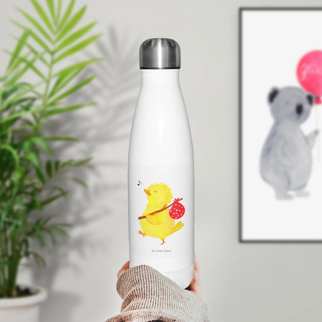 Insulated bottle chick wander Thermos, stainless steel, Thermos bottle 500ml, Thermos bottles, Thermos bottle, Easter, Easter bunny, miracles, happy Easter, joy, chick, backpacker, time management, spring fever, globetrotters, nonsense, Easter greetings, greetings, travelling, love, time, Easter eggs, egg, Easter egg